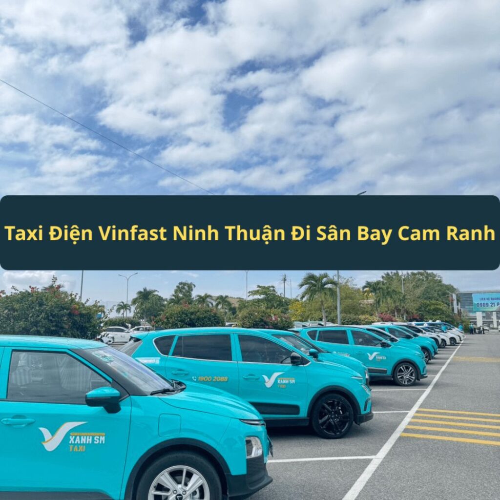 taxi điện vinfast ninh thuận đi sân bay cam ranh