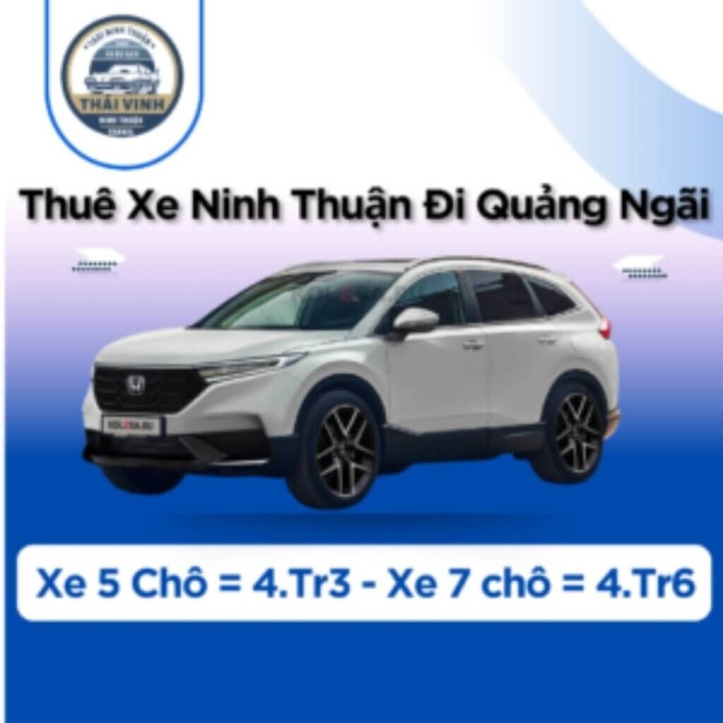 thuê xe ninh thuận đi quảng ngãi