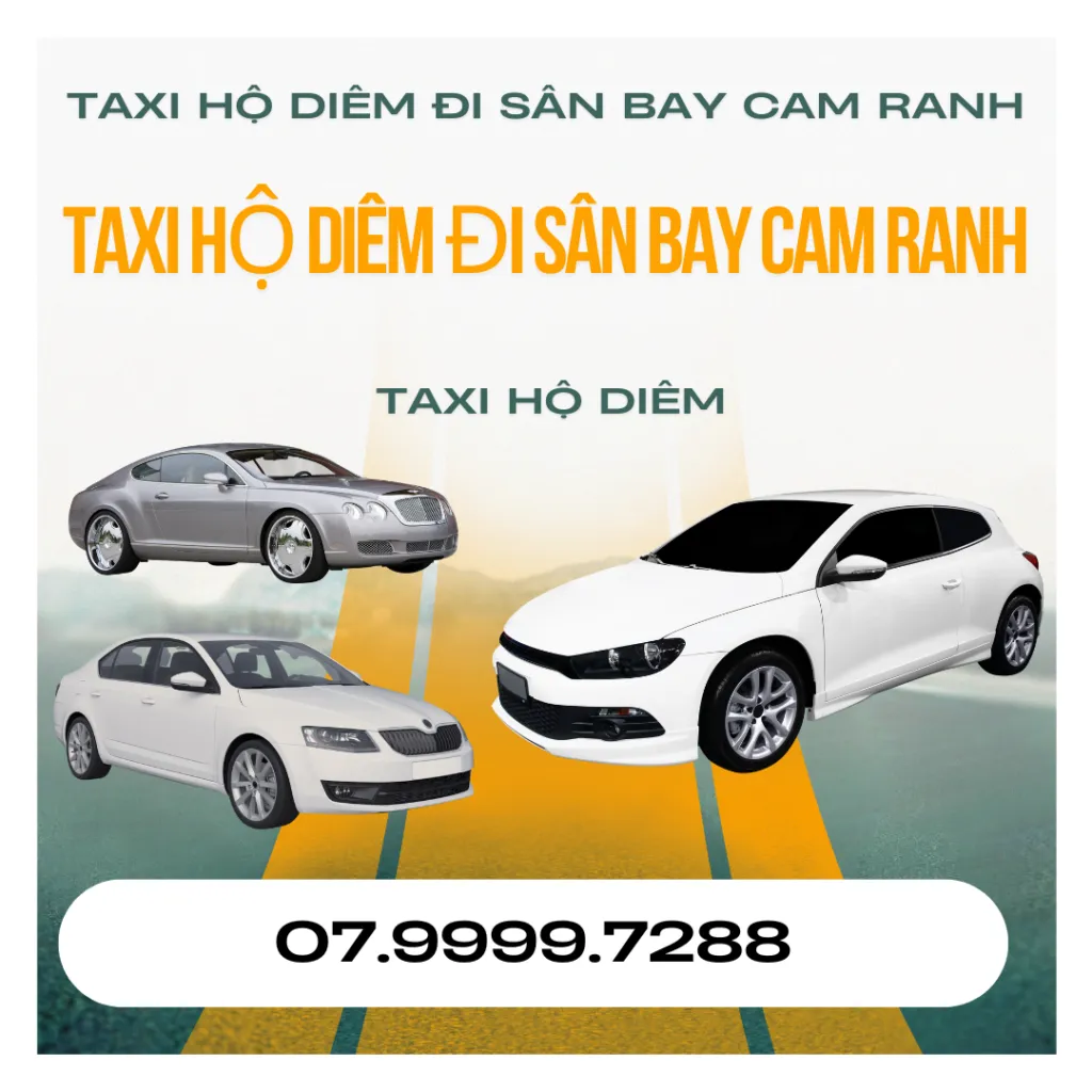 Taxi Hộ Diêm Ninh Thuận 3 xe sân bay cam ranh về hộ diêm