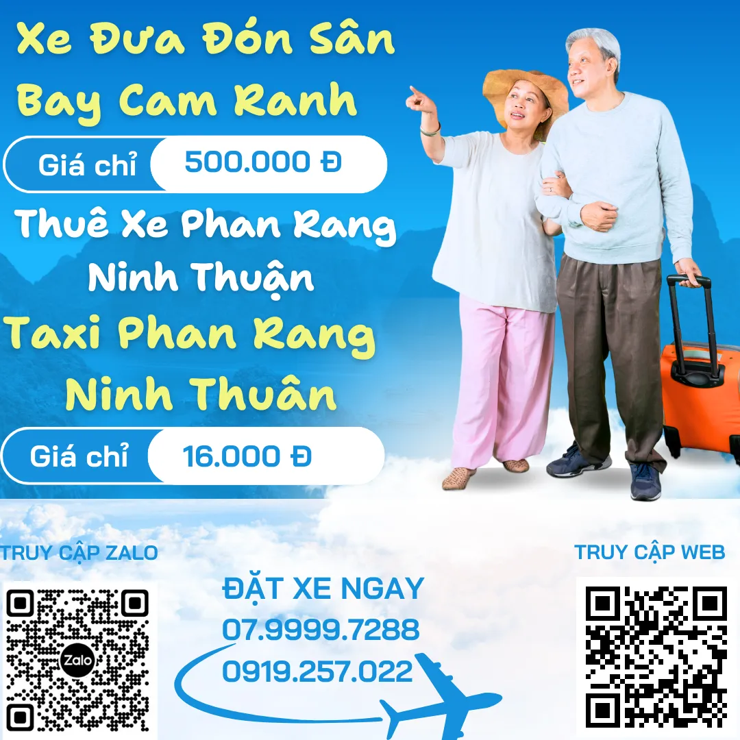 Taxi Phan Rang Ninh Thuận Giá Rẻ Uy Tín 2025 - 07. 9999.7288 8 taxi phan rang ninh thuận
