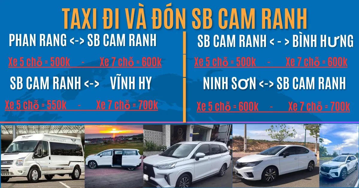 Xe Phan Rang Đi Sân Bay Cam Ranh - 07.9999.7288 3 taxi đi sân bay cam ranh