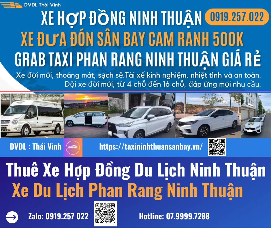 Số Điện Thoại Taxi Mai Linh 3 taxi ninh thuận