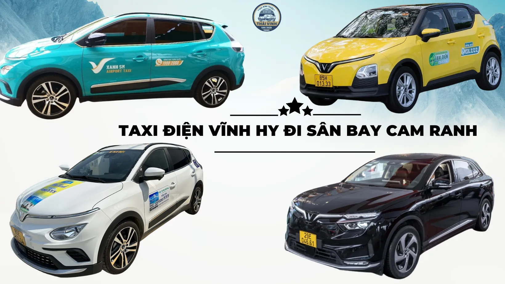 taxi vĩnh hy 4 taxi điện vĩnh hy đi sân bay cam ranh