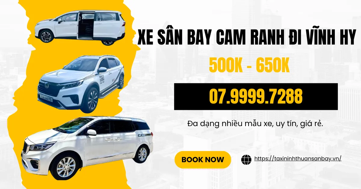 Xe Sân Bay Cam Ranh Đi Vĩnh Hy 1 xe sân bay cam ranh đi vĩnh hy